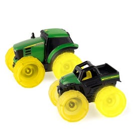 John Deere Monster Treads Lighting Wheels Vehicle,