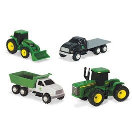 John Deere 4-Pc. Truck & Tractor Set