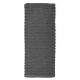 Kitchen Towel, Platinum Gray, 100% Cotton Terry, 19 x 28-In.