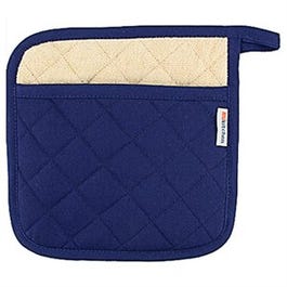 Potholder, Ink Blue, 100% Quilted Cotton