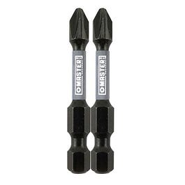 Impact Power Bit, Phillips #2, 2-In., 2-Pk.