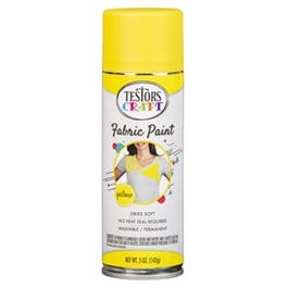 Craft Fabric Spray Paint, Yellow, 5-oz.