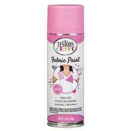 Craft Fabric Spray Paint, Pink, 5-oz.