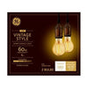 LED Vintage Light Bulb, A19, Warm White, Amber Bulb, 560 Lumens, 6-Watt, 2-Pk.