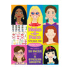 Melissa & Doug Make-a-Face Sticker Pad - Fashion Faces (20 Piece)