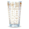 Good Measure Drinking Glass, Whiskey Recipes, 16-oz.