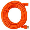 Extension Cord, 16/3 SJTW Orange Round Vinyl, 100-Ft.