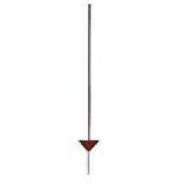 Electric Fence Post, Round, Steel, .343 x 48-In.