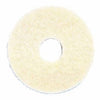 Polishing Floor Pad, 4100, White, 17-In.