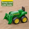 John Deere 6 Inch Sandbox Toy Set with Toy Truck and Toy Tractor (6 Inch)