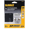 DeWalt DWAM4323 5pk 120g 1/4 Paper