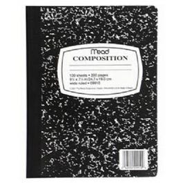 Composition Book, 9.75 x 7.5-In., 100-Ct.