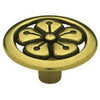 Cabinet Knob, Lancaster Flower, Round, 1-3/8-In.