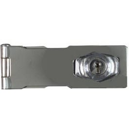 4.5-In. Chrome Key Hasp Lock