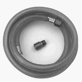 Kitchen Sink Spray Hose, Gray Vinyl, 4-Ft.