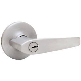 Maximum Security Delta Entry Lever Lockset, Satin Chrome