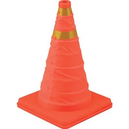 Collapsible Orange Sport & Safety Cone, 16-In.