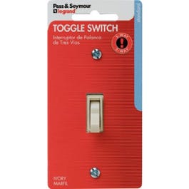 15A Ivory Single-Pole Toggle Grounding Switch