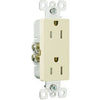 Ivory Decorator Tamper-Resistant Receptacle