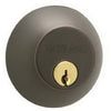 Aged Bronze Single-Cylinder Deadbolt Lock