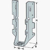 Face Mount Joist Hanger Z-Max, Double, 2 x 8-In.