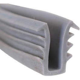 Glazing Channel, Gray Vinyl, 19/64, 15/64 - 9/32-In.