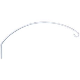 Contemporary Hanging Plant Bracket, White, 12-In.