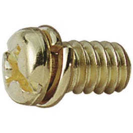 Ceiling Fan Motor Screws, Antique Brass Finish, 10-Pk.