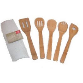 5-Pc. Bamboo Kitchen Tool Set