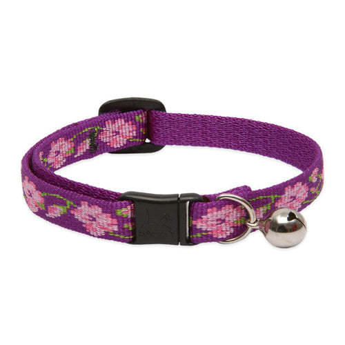 Lupine Pet Original Designs Safety Cat Collar (1/2 x 8-12  Rose Garden)