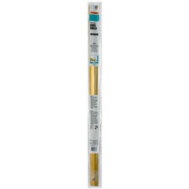 Aluminim & Vinyl Door Sweep, Gold, 1-5/8 x 36-In.