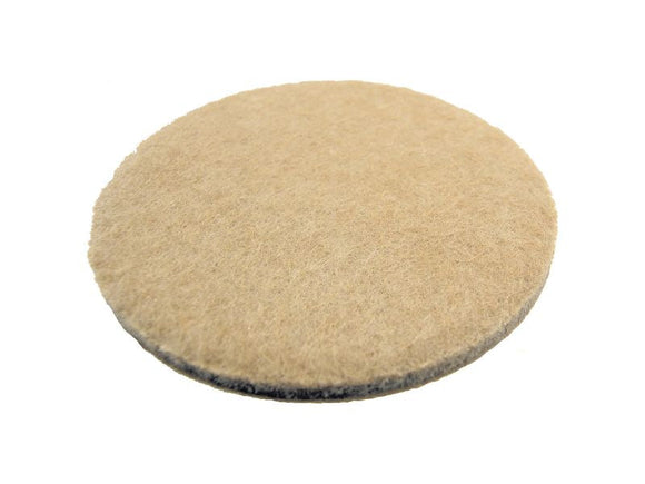 Shepherd Hardware 3-Inch Heavy Duty Self-Adhesive Felt Furniture Pads, 4-Pack, Beige