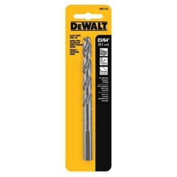 DeWalt DW1123 23/64 Blk Oxide Bit