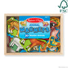 Melissa & Doug Wooden Animal Magnets