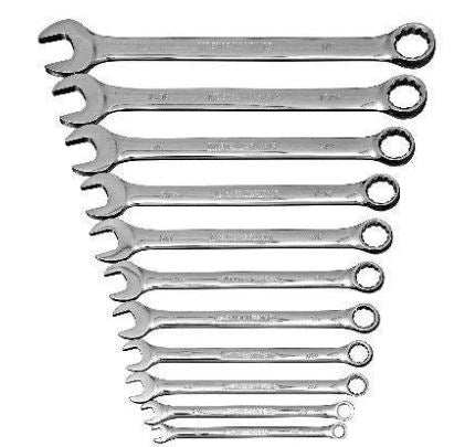 Apex Tool Master Mechanic Combination Wrench Set Metric - 11 Piece (11 Piece - Metric)