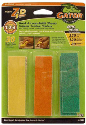 MICRO ZIP REFILL SHEETS ASST 30PK