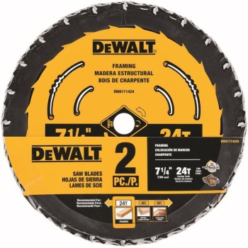 DeWalt DWA1714242 2pk 7-1/4 24t Blade