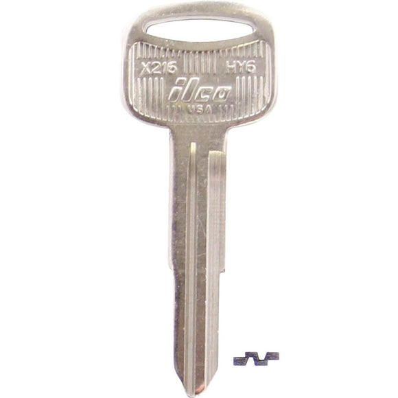 ILCO Hyundai Nickel Plated Automotive Key, HY6 (10-Pack)