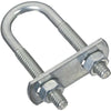 National 1/4 In. x 3/4 In. x 2-1/2 In. Zinc Round U Bolt