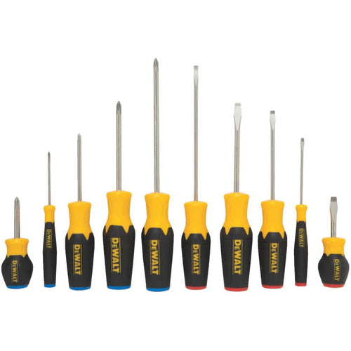 DeWalt Slotted & Phillips Screwdriver Set (10-Piece)