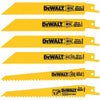 DeWalt 6-Piece Reciprocating Saw Blade Set