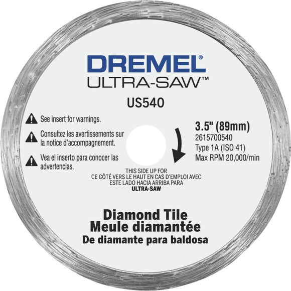 Dremel Ultra-Saw 3-1/2 In. 20,000 rpm Masonry Circular Blade