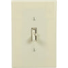 Lutron Toggler Incandescent Ivory Single Pole Preset Slide Dimmer Switch