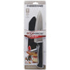 Farberware 6 In. Black Chef Knife with Edgekeeper Sheath