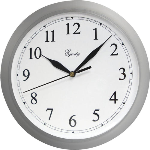 La Crosse Technology Equity Silver Quartz Wall Clock