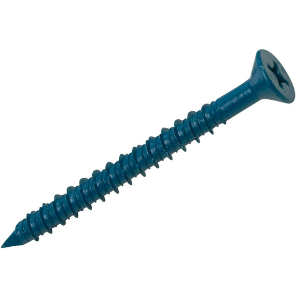 Hillman 1/4 In. x 1-1/4 In. Flat Concrete Screw Anchor (100 Ct.)