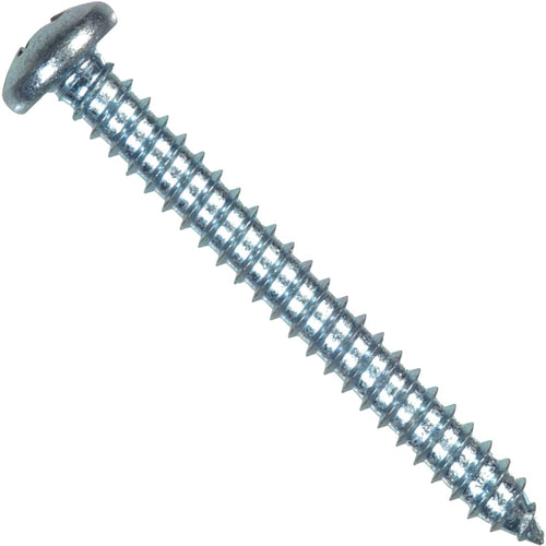 Hillman #8 x 5/8 In. Phillips Pan Head Zinc Sheet Metal Screw (100 Ct.)