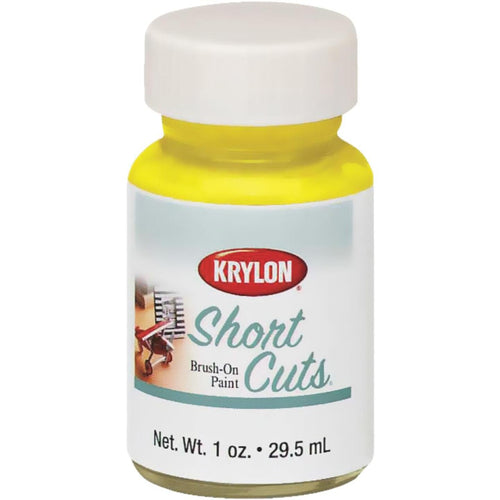 Krylon Short Cuts Sun Yellow High Gloss 1 Fl Oz Hobby Paint