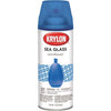 Krylon 12 Oz. Frosted Sea Glass Finish Spray Paint, Cornflower