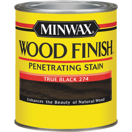 Minwax Wood Finish Penetrating Stain, True Black, 1 Qt.